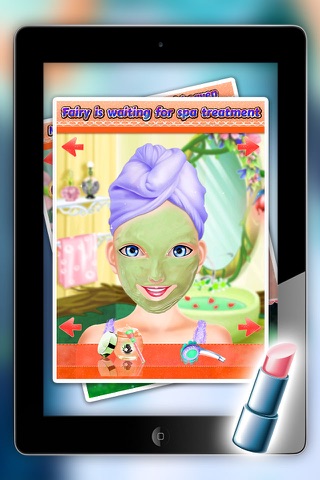 fae makeup - Fairy Makeover & Wax Spa Salon - Dress up your Magical Fairy Princess in her Palace for All Sweet Fashion Girls screenshot 2