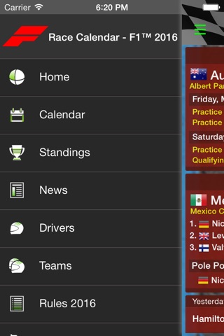Race Calendar 2016 screenshot 2