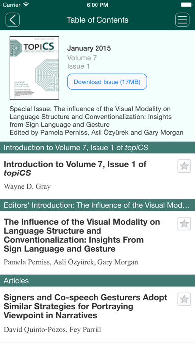 How to cancel & delete Topics in Cognitive Science from iphone & ipad 1