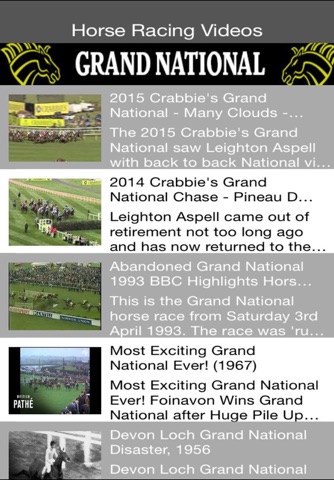 Grand National Horse Racing Videos screenshot 2