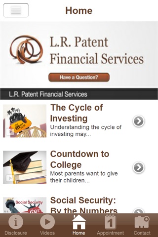 L.R. Patent Financial Services screenshot 2