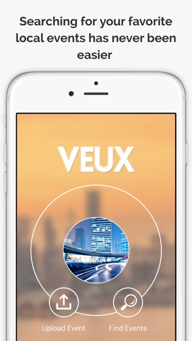 How to cancel & delete Veux - Fun Local Events Near Me from iphone & ipad 1