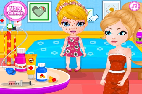 Baby Princess Allergy Attack screenshot 4