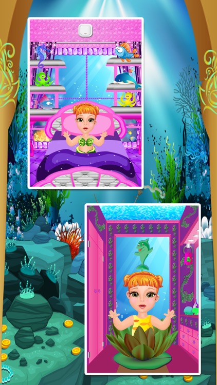 Mommy Mermaid Newborn Baby Care Doctor screenshot-3