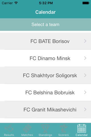 InfoLeague - Information for Belarusian Premier League - Matches, Results, Standings and more screenshot 2