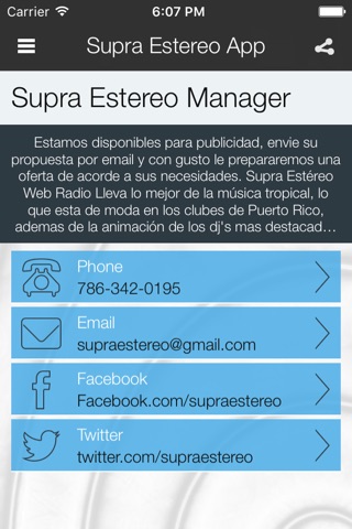 Supra Estereo App screenshot 4
