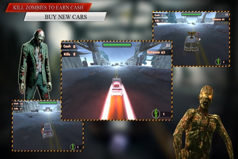Zombie Race And Kill : Speed Racing Game screenshot 3