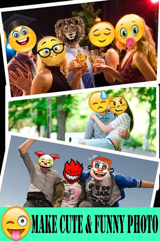 Creative Emoji Booth -attach new popular emoticon stickers on photo & share with friends screenshot 3