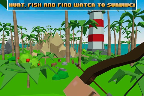 Pixel Pirate Island Survival Simulator 3D Full screenshot 3