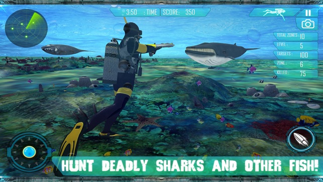 Underwater Spear-Fishing Scuba Diving Adventure(圖3)-速報App