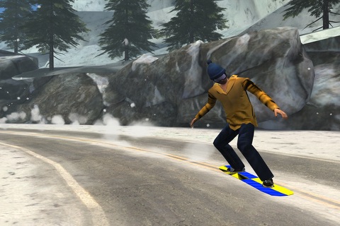 3D Snowboard Racing - eXtreme Snowboarding Crazy Race Games screenshot 3