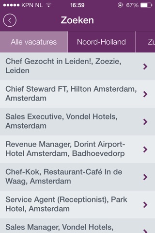 Werken Horeca screenshot 3