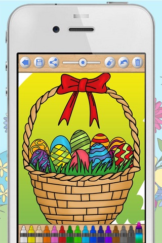 Easter Bunny Coloring Pages screenshot 4