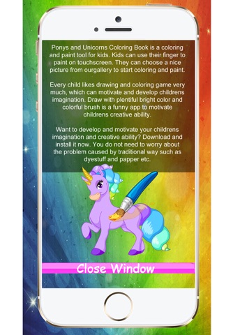 Ponys Unicorns And Horses To Coloring screenshot 3