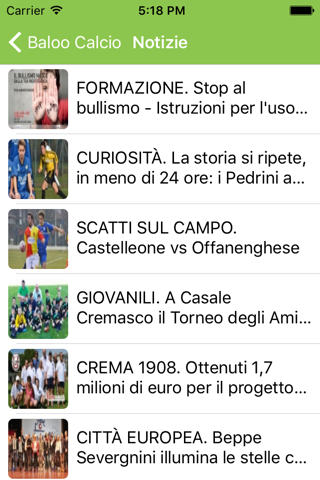 Baloo Calcio screenshot 2