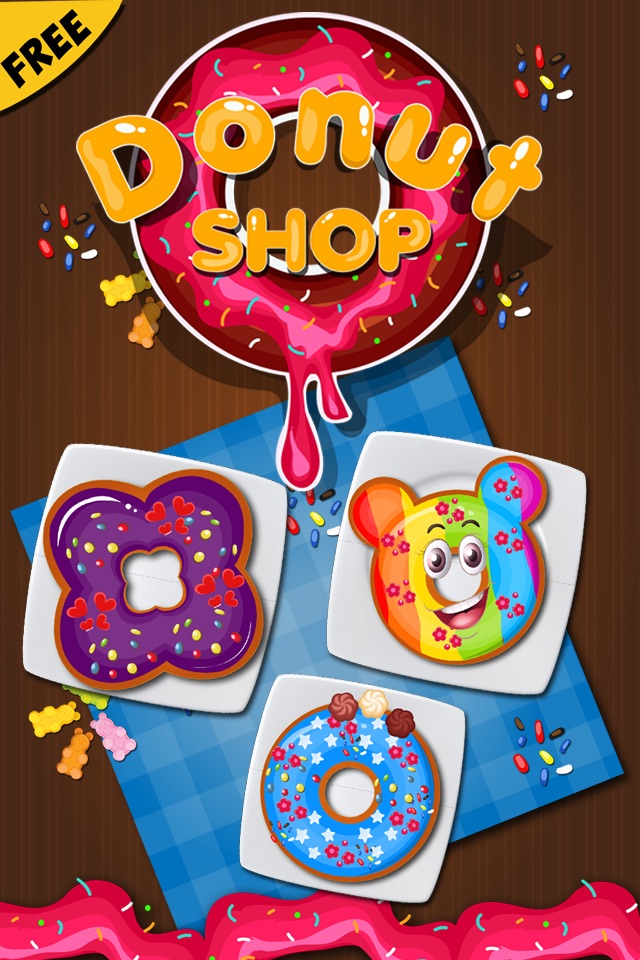 Donut Maker Salon - free Fun baby cotton candy cooking making & dessert sweet games for kids screenshot 4