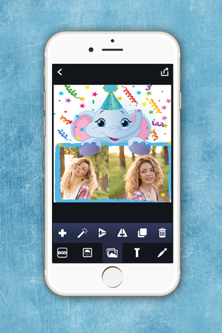 Birthday Photo Frames – Write Or Draw Your Wishes And Make Cute Happy B'day Cards With Pic Editor screenshot 2