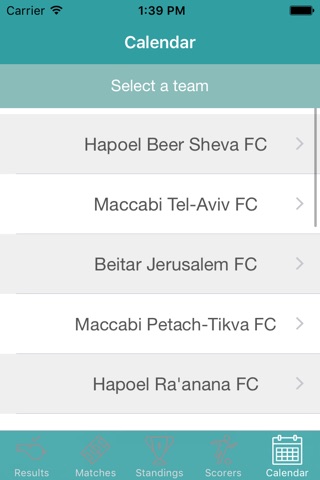 InfoLeague -  Information for Israeli Premier League screenshot 2