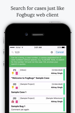iFogbugz screenshot 4