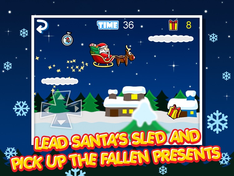 Santa Claus in Trouble ! HD - Reindeer Sled Run For The Christmas Gift