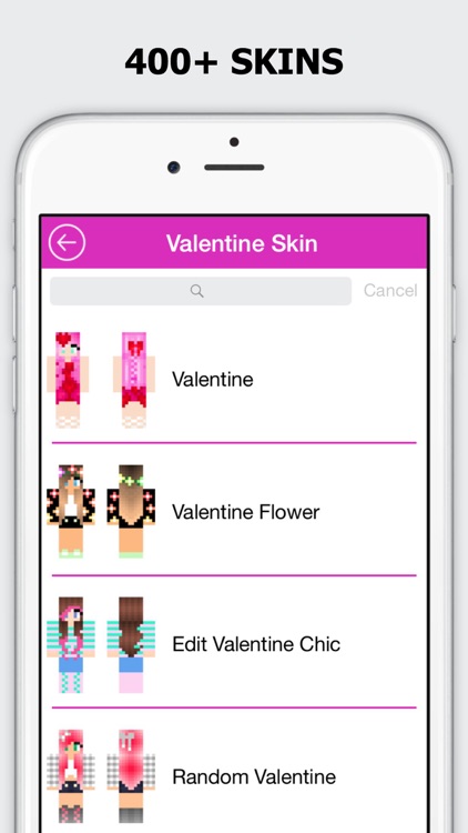 Best Valentine Skins for Minecraft PE Free screenshot-3