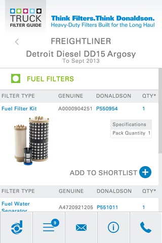 Donaldson Truck Filter Guide screenshot 3