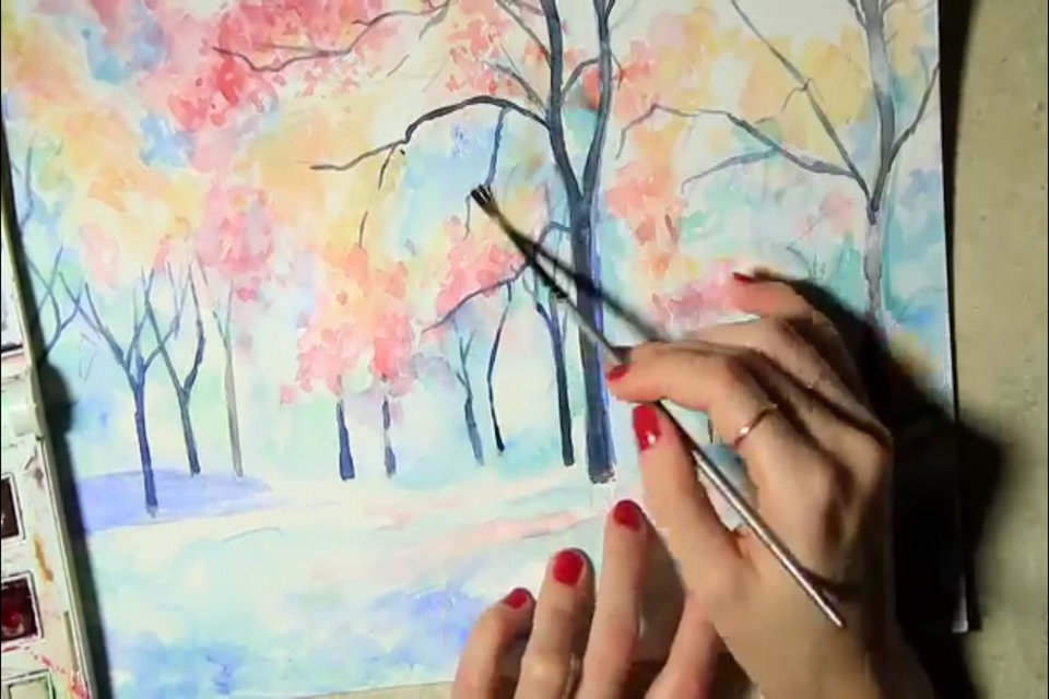 Learn Watercolour Painting Techniques screenshot 4