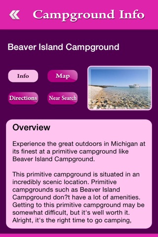 Michigan Campgrounds and RV Parks screenshot 3