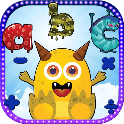 ABC Monster Kids Math Game iOS App