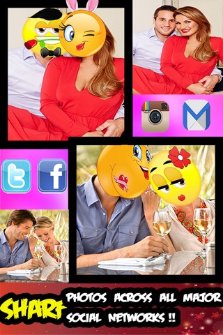 Vamoji Photo - Exclusive Valentine Picture With Emoji Stickers editor screenshot 2