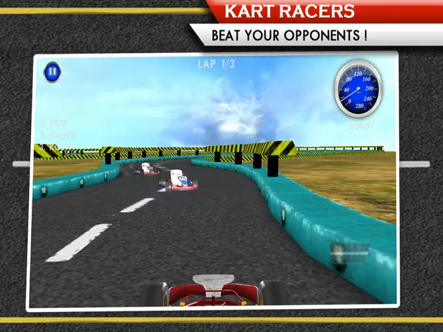 Captura 4 Kart Racers - Motor Death Racing Rally HD iphone