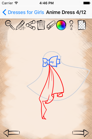 Learning To Draw Dresses And Costumes screenshot 3