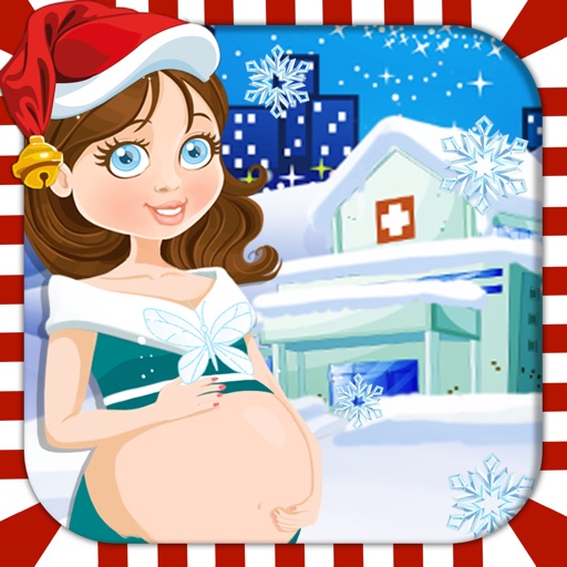 Christmas Mommy’s Newborn Baby Doctor Salon - Mom's spa care & sister's make up hospital games iOS App