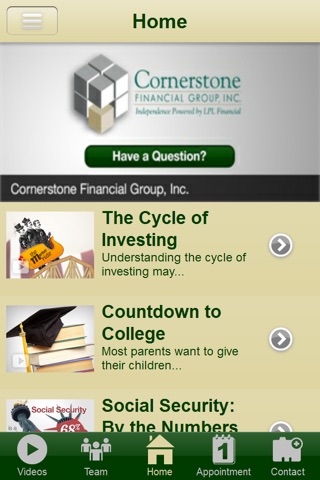 Cornerstone Financial Group, Inc. screenshot 2