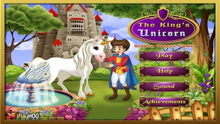 The King Unicorn Hidden Object