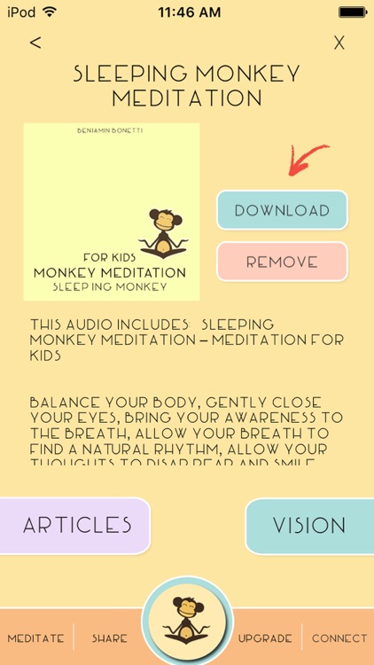 Weight Loss Monkey Meditation