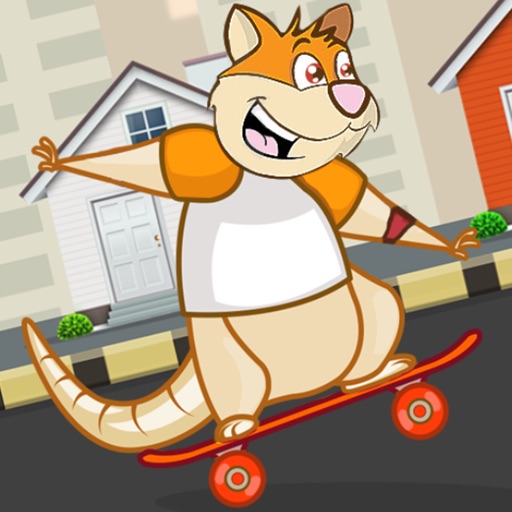 Rat Skateboard Jumping Box - Mouse Jump Barrel Hunters