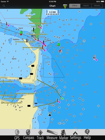 Germany E Nautical Charts Pro screenshot 3