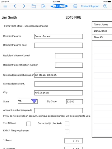 Taxsoftware FIRE for iPad screenshot 3