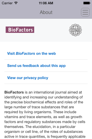 BioFactors screenshot 4
