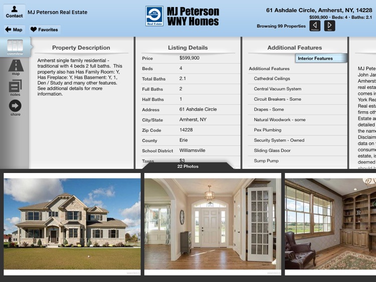 MJ Peterson - WNY Homes for iPad screenshot-3