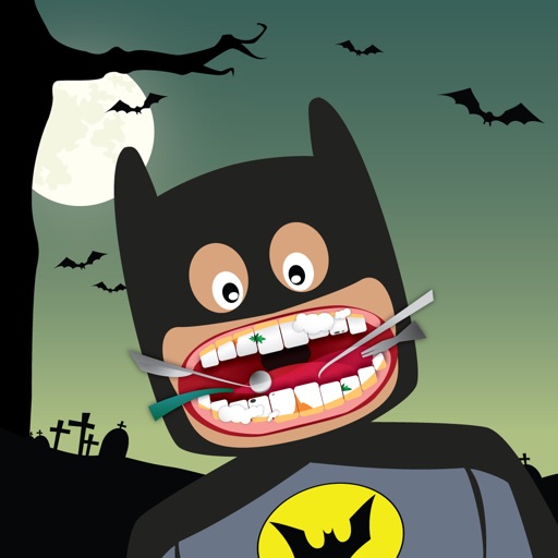 Dentist Clinic Fantastic Games for Batman Super Hero iOS App
