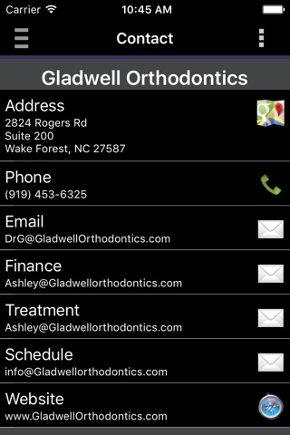 Gladwell Orthodontics screenshot 2