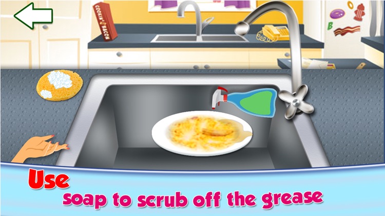 Kids Dish Washing & Cleaning - Play Free Kitchen Cleaning Game