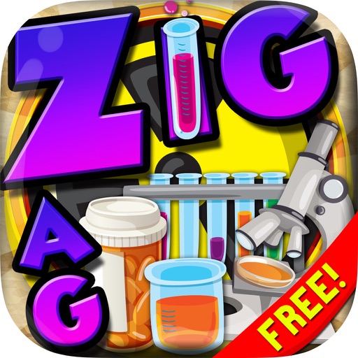 Words Zigzag : Science Crossword Puzzle Free with Friends icon