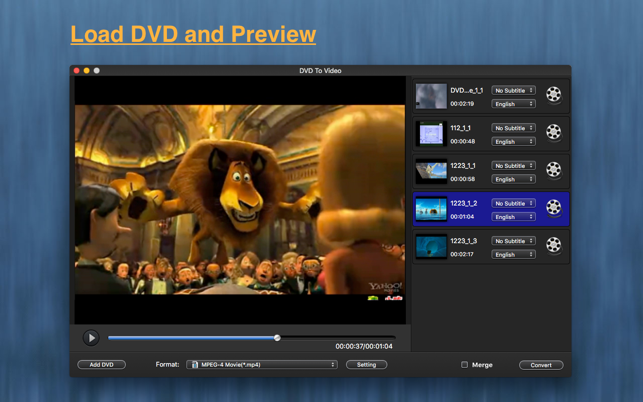 DVD Ripper Pro HD - Video DVD Converter 