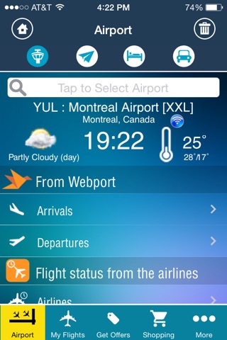 Montreal Airport Pro (YUL) Flight Tracker  air radar Montréal Pierre Elliott Trudeau Canada screenshot 2