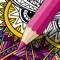 24 beautiful and intricate floral and abstract patterns, ethnic designs, mandalas, mosaics, zendoodles and whatnots, all waiting to be colored by you