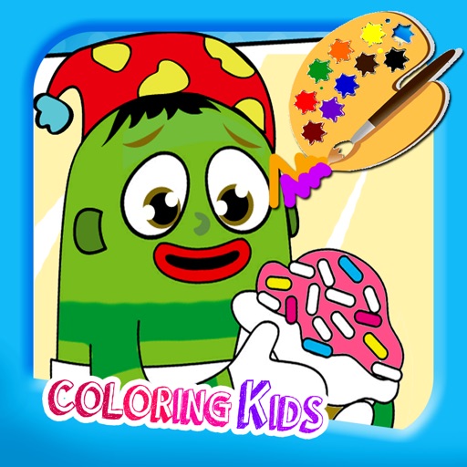 Children Coloring Games For Yo Gabba Edition icon