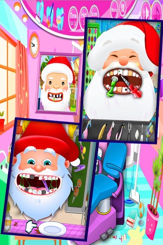 Crazy Santa Dentist Saloon - Makeover screenshot 3